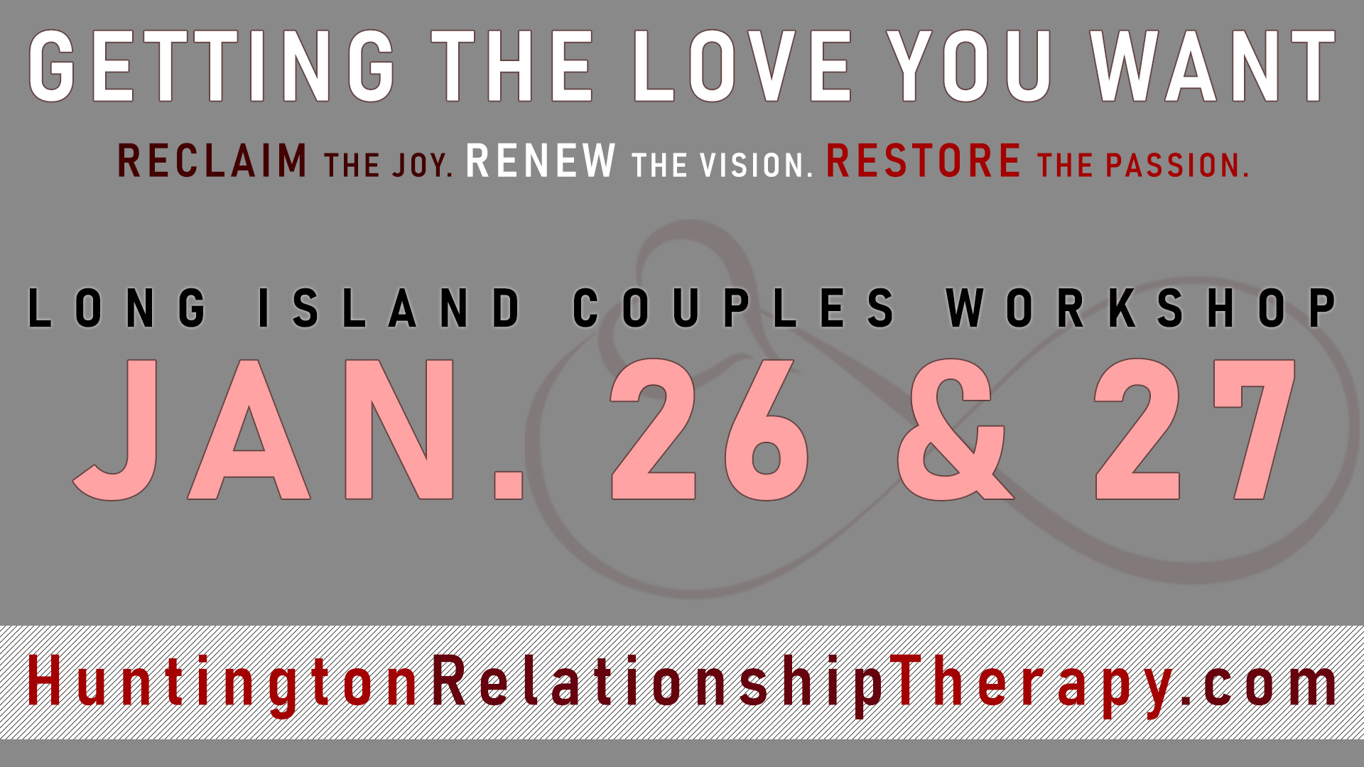 Couples Workshop January 26 & 27, 2019
