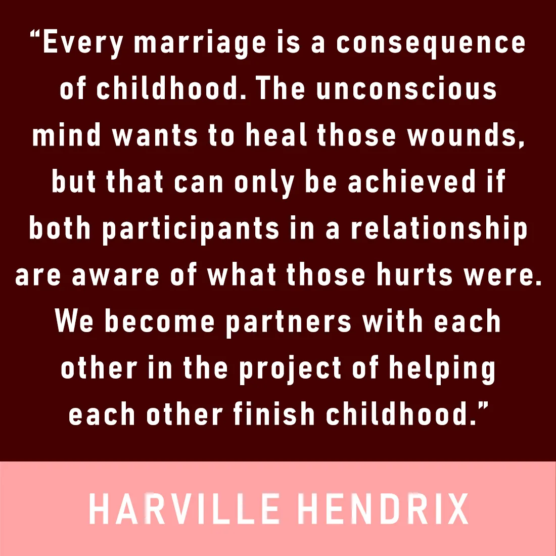 Harville Hendrix quote
