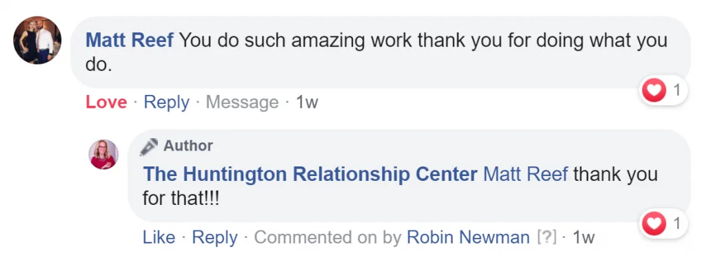 Robin Newman, Long Island social worker testimonials